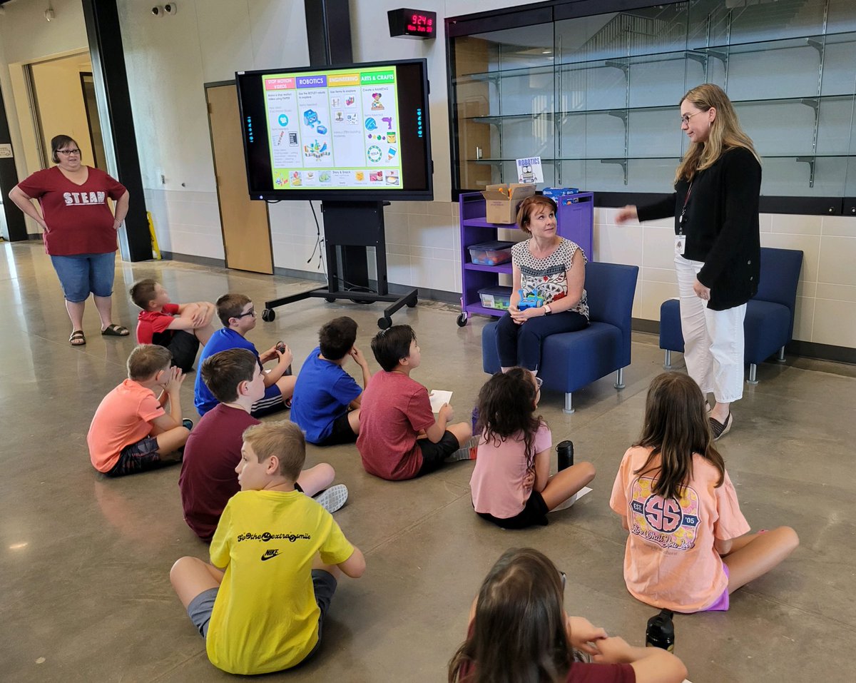 Wolf Ranch Elementary Library (@wre_library) on Twitter photo STEM CAMP DAY 1 was a success thanks to our amazing <a href="/GeorgetownISD/">Georgetown ISD</a> librarians <a href="/GISD_Libraries/">GISD Elementary Libraries</a> & Digital Learning Coaches <a href="/GISDDigiLearn/">GISD Digital Learning Navigating Innovation w/ You</a> #STEMcamp #Robotics #Engineering #Art&Crafts #StopMotionAnimation #Storytime #WeAreGISD #summerfun STEM CAMP DAY 1 was a success thanks to our amazing <a href="/GeorgetownISD/">Georgetown ISD</a> librarians <a href="/GISD_Libraries/">GISD Elementary Libraries</a> & Digital Learning Coaches <a href="/GISDDigiLearn/">GISD Digital Learning Navigating Innovation w/ You</a> #STEMcamp #Robotics #Engineering #Art&Crafts #StopMotionAnimation #Storytime #WeAreGISD #summerfun