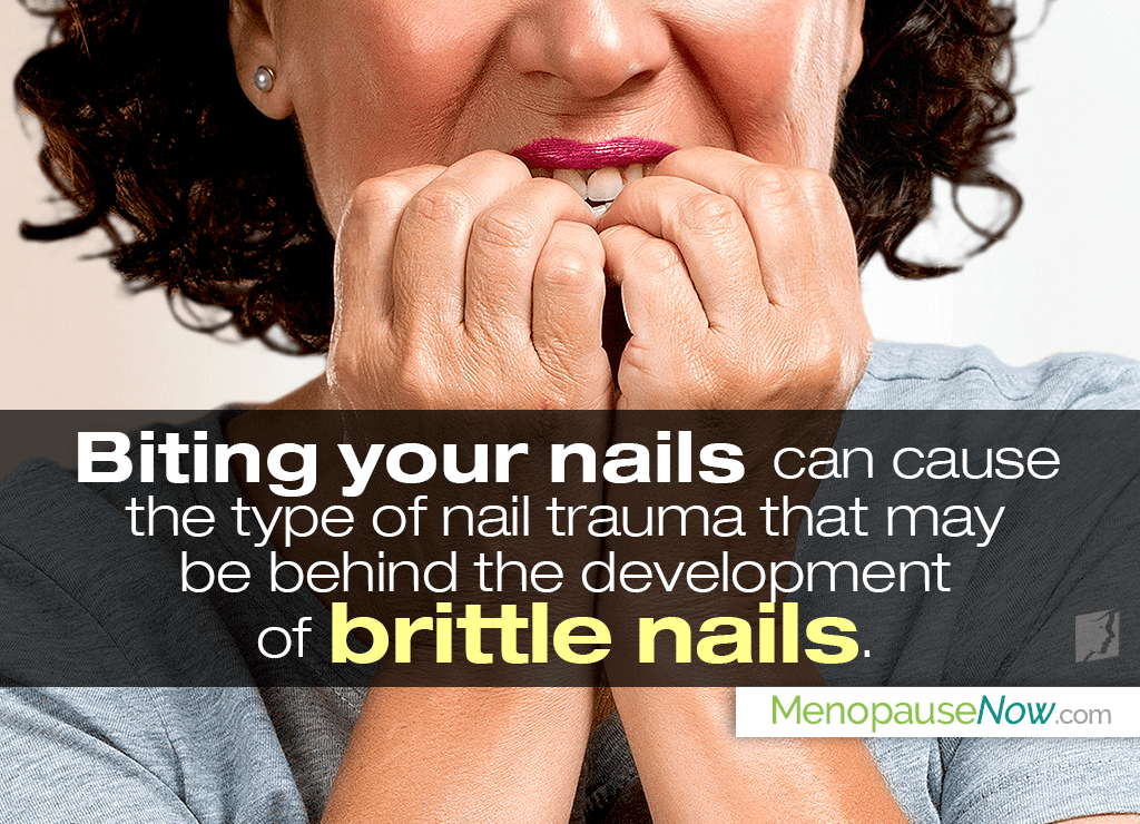 Discover five hidden reasons for developing brittle nails during menopause: menopausenow.com/brittle-nails/…
