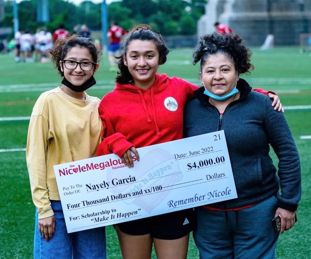 Scholarship time &amp; we are making more dreams come true! This year's deserving recipients:
Christina Rodriguez - <a href="/PotomacFallsHS/">Potomac Falls HS</a> ;
Amanda Cruz - #SaintVincentFerrerHS ; 
Nayely Garcia - <a href="/bmcc_cuny/">BMCC</a>
Congratulations to all! Nicole is smiling!
#makeithappen❤️
m.facebook.com/story.php?stor…