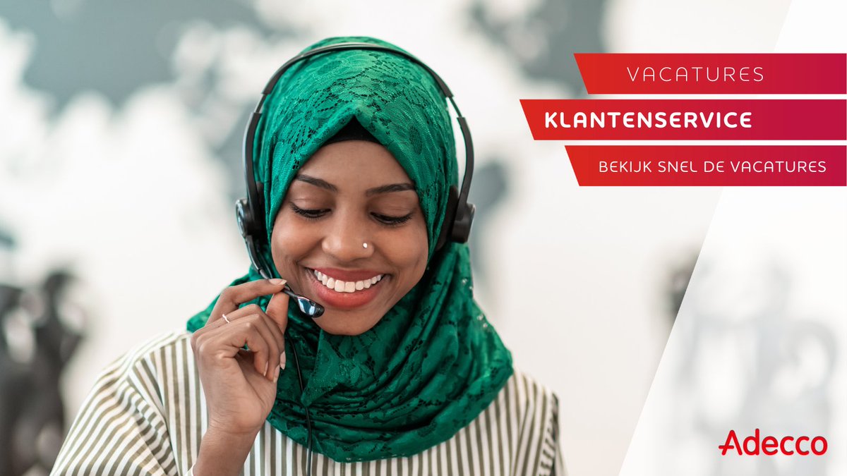 AdeccoNL's tweet photo. Denk je in mogelijkheden en oplossingen? En wil je graag thuis werken? Dan is een baan in een callcenter zeker iets voor jou! ☎️
https://t.co/uSryhCLGM5
#Adecco #Baankans #Callcenter #Workfromhome https://t.co/ZRc4SyyazJ