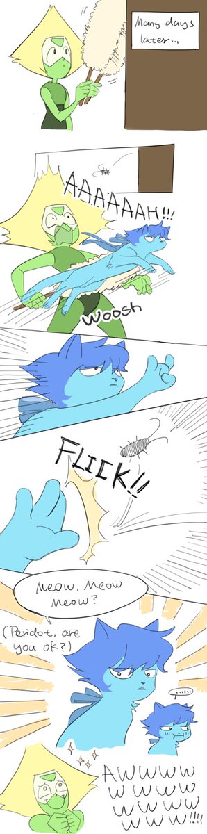 bingzhao8615's tweet photo. #StevenUniverse #lapidot cat universe https://t.co/q9kZzyhR9y