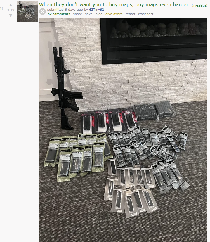 2Aupdates's tweet photo. How Washington's upcoming magazine ban is going: https://t.co/7PNyadLVPj