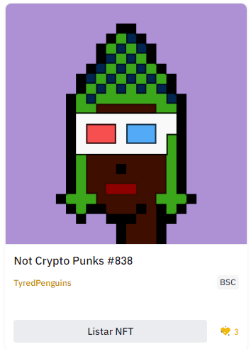 JavierMR1466's tweet photo. @TyredPenguins Wow nice Punk! well #NotCryptoPunks, the good ones... on @TheBinanceNFT (hope they become more transparent) ... #Binance  #BinanceNFT , join https://t.co/nL1op0DNJX for more #NFTGiveaways .... https://t.co/29fhvSarVi