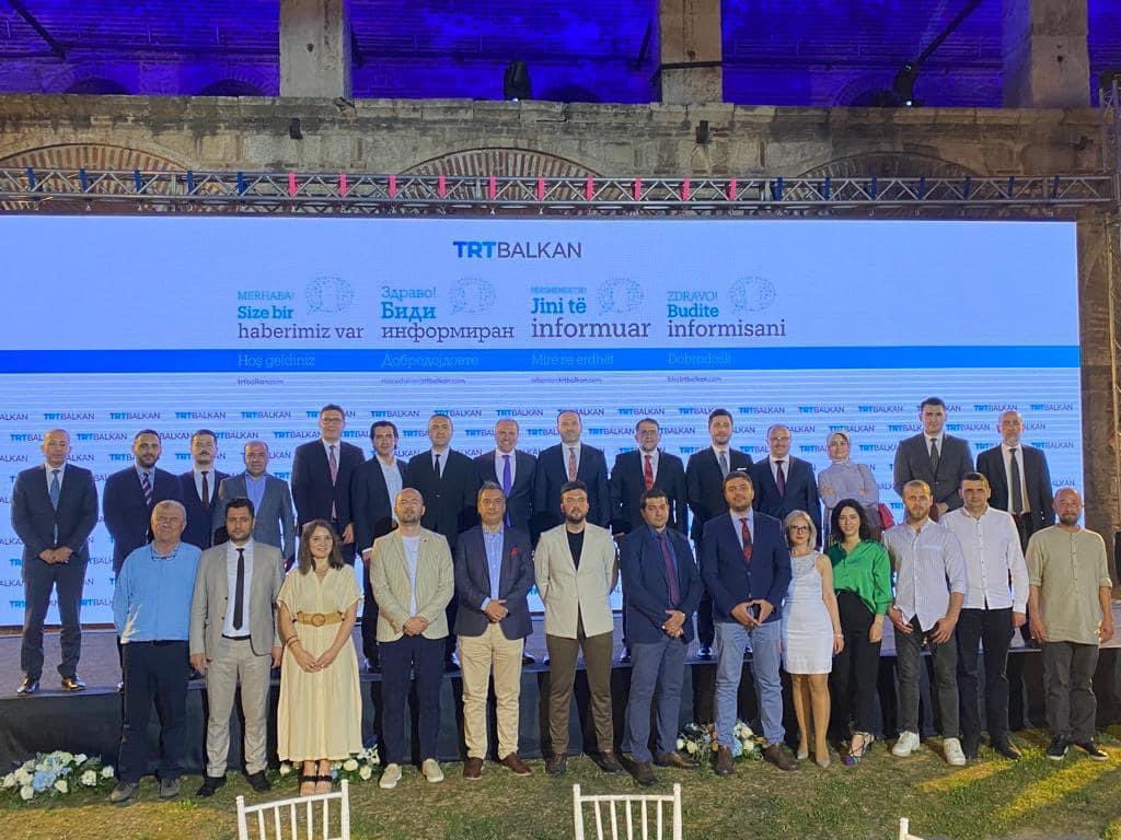 Gururumuz TRT'nin, Balkan halkını ve bölgeyi ilgilendiren konulara küresel ölçekte yer verme amacıyla TRT Balkan dijital haber platformu Kuzey Makedonya'nın başkenti Üsküp'te tanıtım proğramına katılmaktan büyük memnuniyet duydum. Hayırlı olsun  <a href="/trt/">TRT</a> <a href="/TRTBalkanMK/">TRT Balkan MK</a>, <a href="/trthaber/">TRT HABER</a>