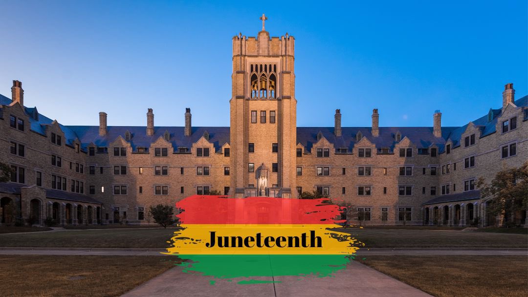 Today, the entire Saint Mary’s community celebrates #Juneteenth! Thanks to the Office of Multicultural and International Student Services for all you do to bring honor to the day for our College.