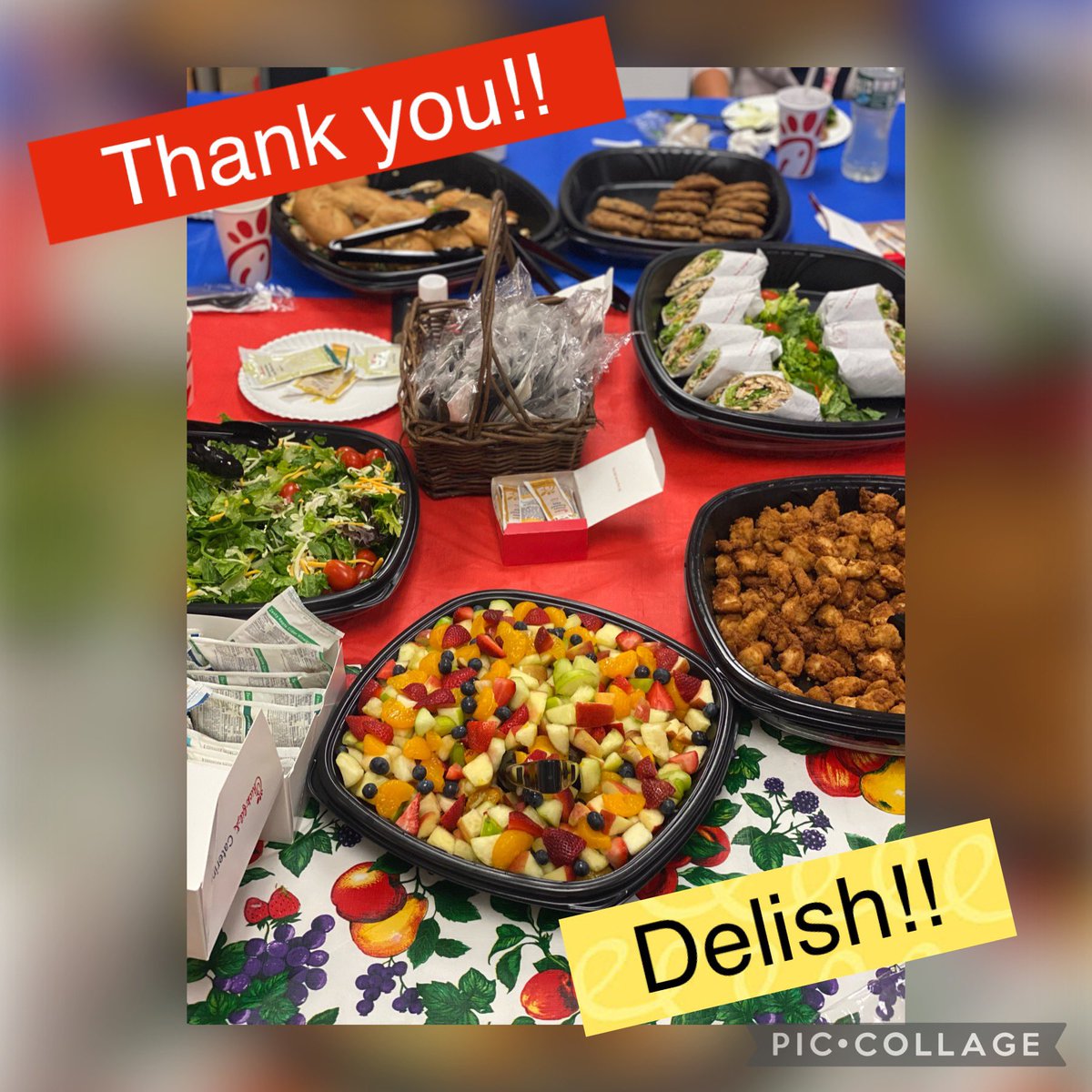 A huge thank you to our 8th grade parents for the Chik-Fil-A lunch today! ❤️ #WeRBeach #thankyou #chikfila #yummy <a href="/AntrimSchool/">Tara Weber</a> <a href="/StecchiniM/">Michelle M. Stecchini</a> <a href="/ptbeachsuper/">Will Smith</a>