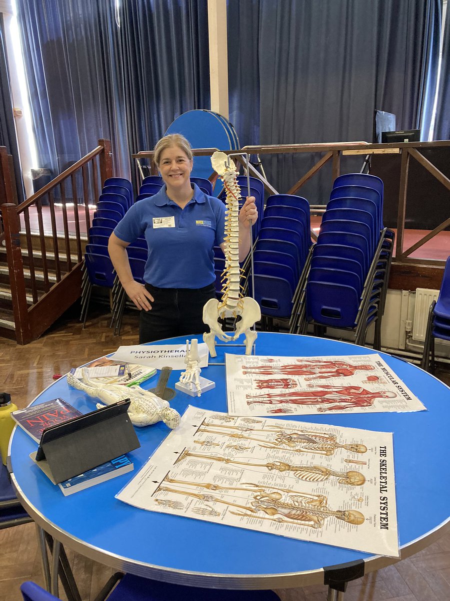 Today I attended a careers event at <a href="/thejhnschool/">The Saint John Henry Newman Catholic School</a> for years 12 and 8. Hopefully I educated them that there is much more to physio than working with a sports team! 

Also…no, we don’t crack backs all day (“that’s a Chiropractor” said one lad to his friend).