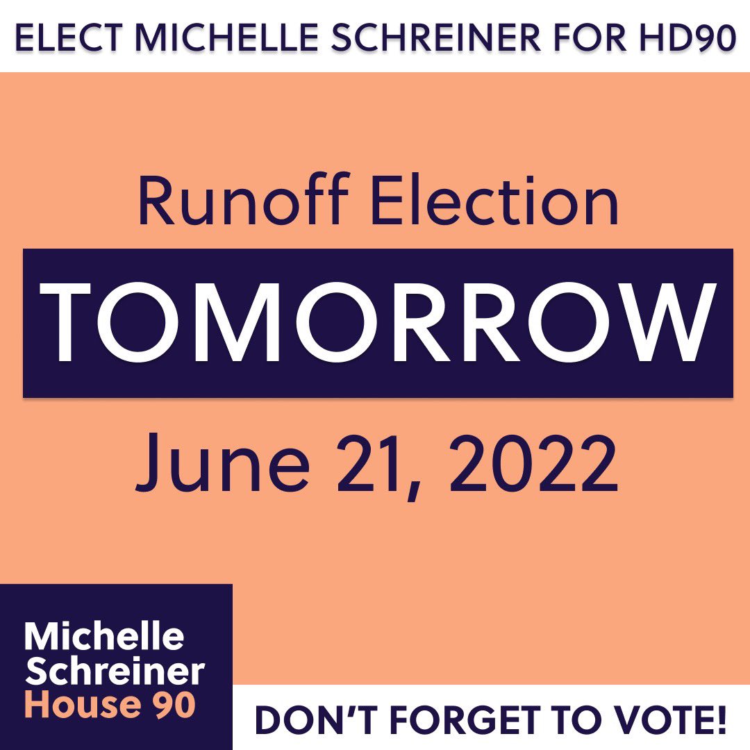 michelleforga's tweet photo. Tomorrow is your last chance to vote in the Georgia Primary Runoffs! In-person voting is from 7AM to 7PM. Get to the polls and make sure your voice is heard! https://t.co/idaqTWQ2Ra