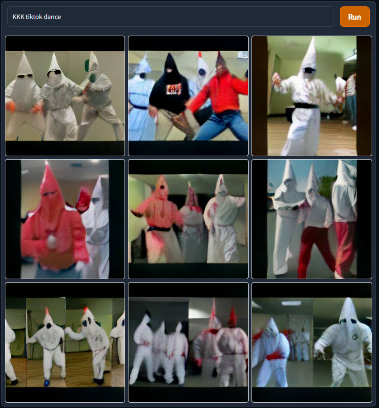 RandomCraiyon's tweet image. KKK TikTok dance #craiyon #dalle #dalle2 #dallemini #ai