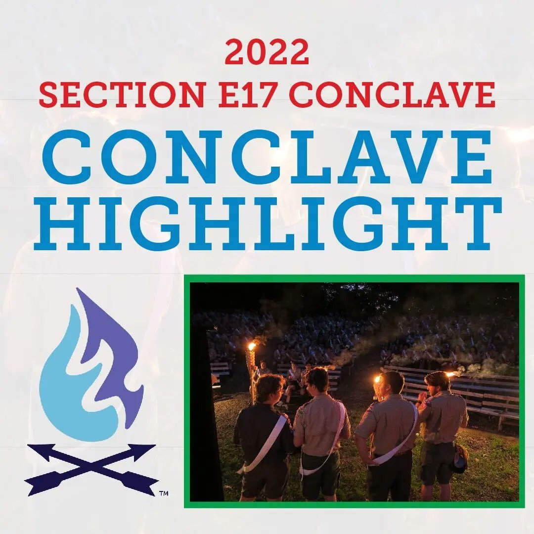 oaeastern's tweet photo. Last weekend, E17 journeyed towards A Torchlit Tomorrow at their section conclave! Arrowmen from across their section bonded together while showing off their lodge pride! https://t.co/pd0NOj3Ol0