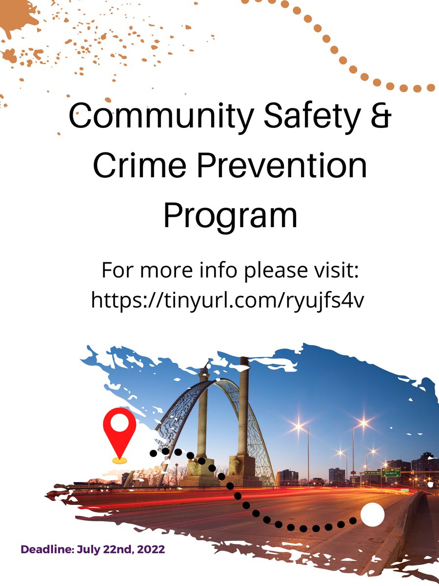 WpgSafety's tweet photo. The deadline is fast-approaching for the Community Safety &amp; Crime Prevention Program. 

If you're a non-profit focused on enhancing community safety &amp; building capacity, be sure to apply! 

For more info: https://t.co/4CoDh01fL0

Deadline: July 22nd, 2022. 

#communitysafety https://t.co/0nHNoWVFxz