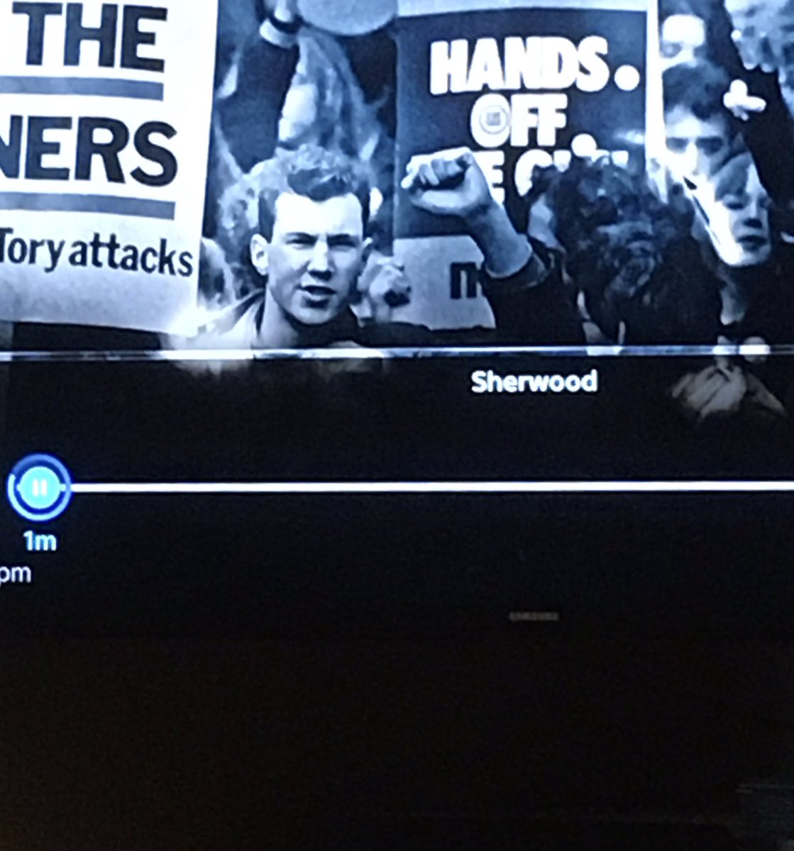 #spotted a younger <a href="/Johnnyvaughan/">Johnny Vaughan</a> in the new #Sherwood