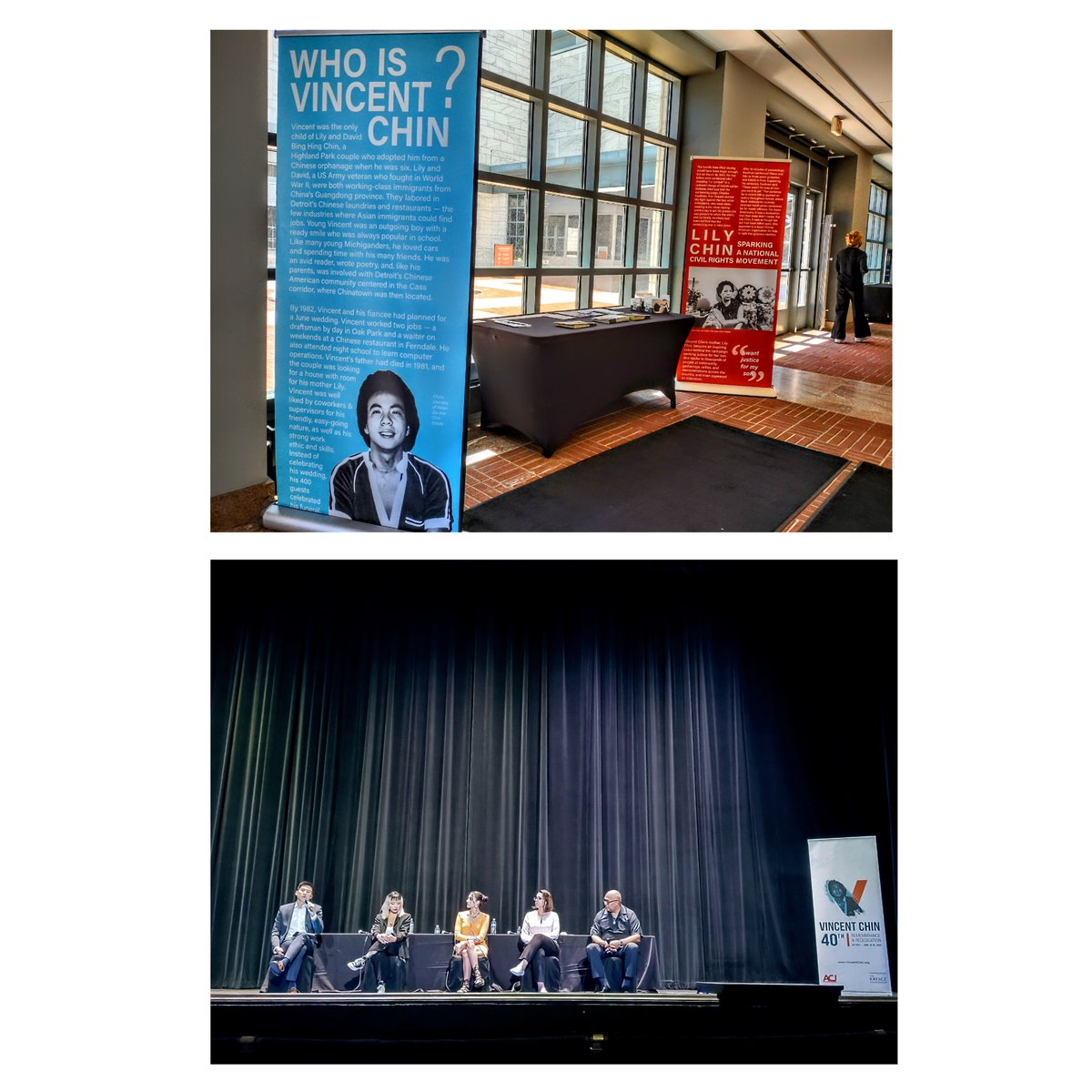 ghostshowers's tweet photo. It was an honor to attend this weekend's #VincentChin40 Remembrance and Rededication in Detroit on behalf of @vincentchinlgcy community partner @NAPABA. Thanks to the local leaders of #MAPABA & co-founders of @ACJ_AACJ for the warm intros during my trip! #RememberingVincentChin https://t.co/5C971NnDVD