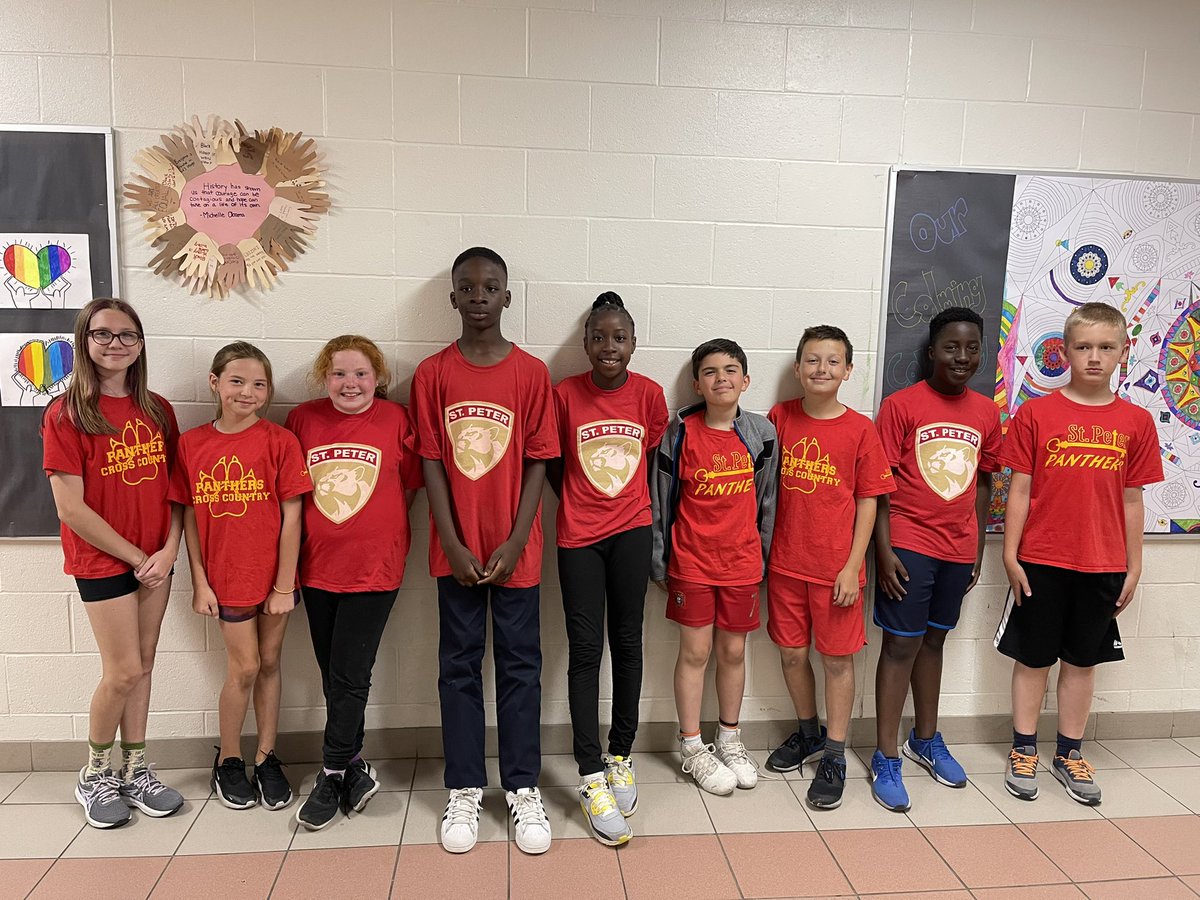 Track &amp; Field participants! Great job today Panthers! 🏃‍♂️ <a href="/stpetersmilton/">St. Peter C.E.S.</a>