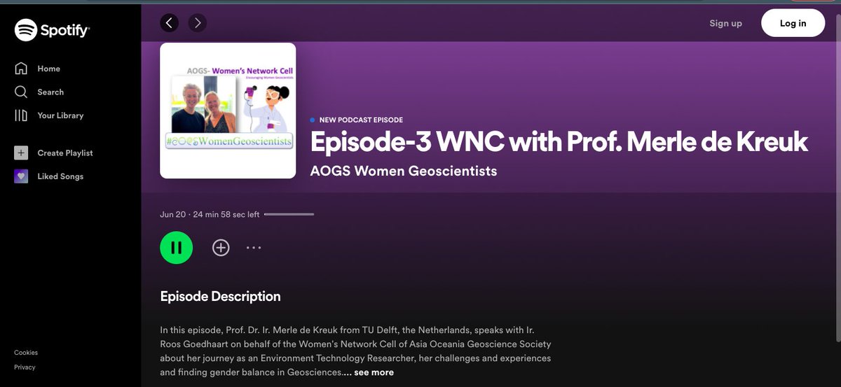 <a href="/AogsWnc/">AOGS-Women's Network Cell</a> Podcast💚Episode#3
We have Prof. Merle de Kreuk <a href="/Merledk/">Merle de kreuk</a> from <a href="/tudelft/">TU Delft</a> Here is her inspirational story shared during an interview with Roos <a href="/RoosGoedhart/">Roos Goedhart</a> tinyurl.com/MerleTU
Enjoy &amp;stay motivated! #AOGSWomenGeoscientists <a href="/AOGS_/">AOGS</a> <a href="/RacAogs/">RAC_AOGS</a> <a href="/girlsingeosci/">GirlsIntoGeoscience</a> <a href="/DEWIS_TUDelft/">DEWIS_TUDelft</a>