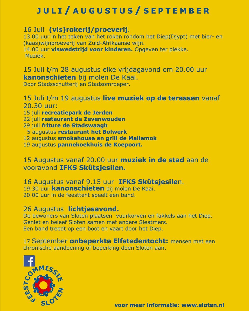 SlotenFriesland's tweet image. En we gaan weer verder met ons zomerprogramma 2022 …
#sloten #friesland #elfsteden #simmerynfryslân