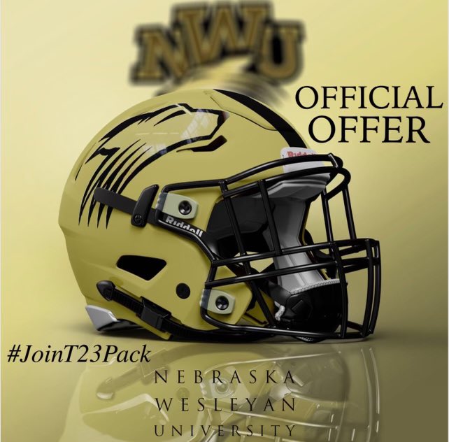 julian14baba's tweet photo. Extremely blessed to receive my first offer from Nebraska Weslyan University! Thank you to @CoachCrume and coach Keller for this opportunity! https://t.co/RKqNA2jPb4