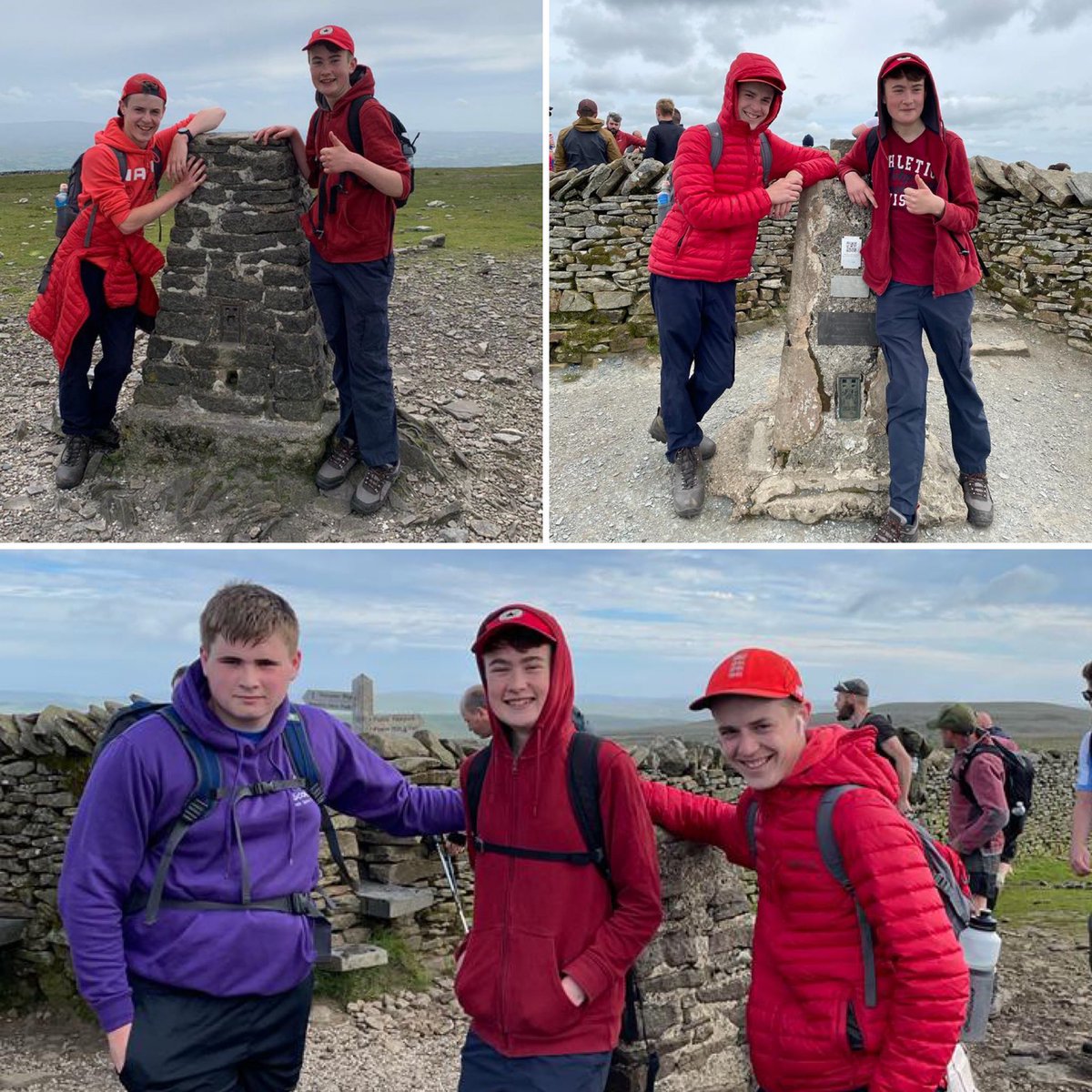 Cath_Chaplin's tweet photo. Zack C &amp; some of his World Scout Jamboree buddies completed the Yorkshire 3 Peaks on Saturday. Zack completed the gruelling 25.2 miles in 9hours 58 mins ⚜️ @wyscouts @UKContingent @WMount @WhitcliffeHead #proud #wsj2023 #whitcliffemount #westyorkshirescouts #skillsforlife https://t.co/hcU4Tk24X5