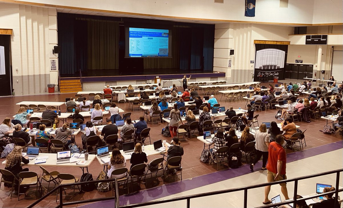 mrmillersclass3's tweet image. What a great first day to LETRS U5-8 training for K-12 grade ⁦@USD443⁩ staff. #LETRS #languagecomprehension #vocabulary #professionaldevelopment