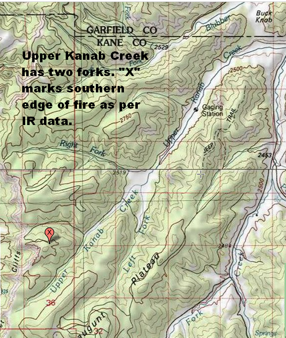 thesnowbirds's tweet photo. #LeftForkFire threatening Upper Kanab Ck. a native Bonneville Cutthroat stream. Upper Kanab flows N & into East Fork of Sevier. @UtahDNR, @TroutUnlimited & @usfsdnf put lots of $$, time & Heart in restoring CT's to Upper Kanab. (Story for @brian_schnee!)
https://t.co/JHk5DfJE8I https://t.co/wCPIa2bdZO