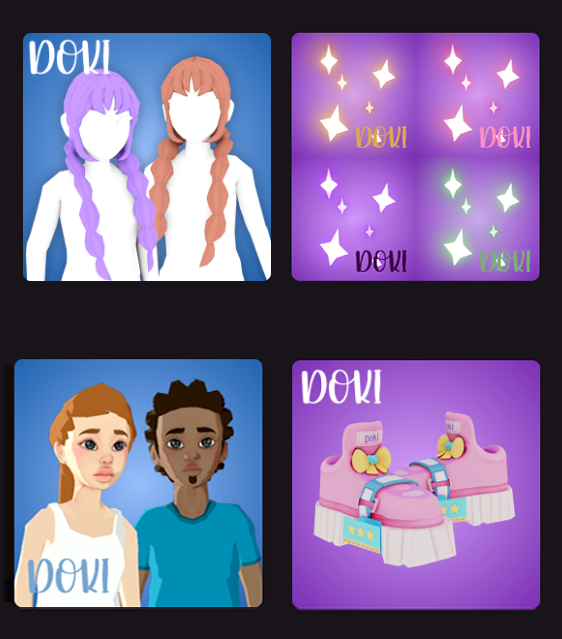 My 2nd giveaway! What's up for grabs? 
A cute cheeb and Decentraland wearables; Bubble pigtails, colourful sparkles, Doki Doll Face V1 and Doki Kicks 1st Star Edition.

✨✨✨✨✨
To enter: 
👉Follow @cheebsnft 
👉Follow @DokiDCL 
👉Comment below and tag a friend