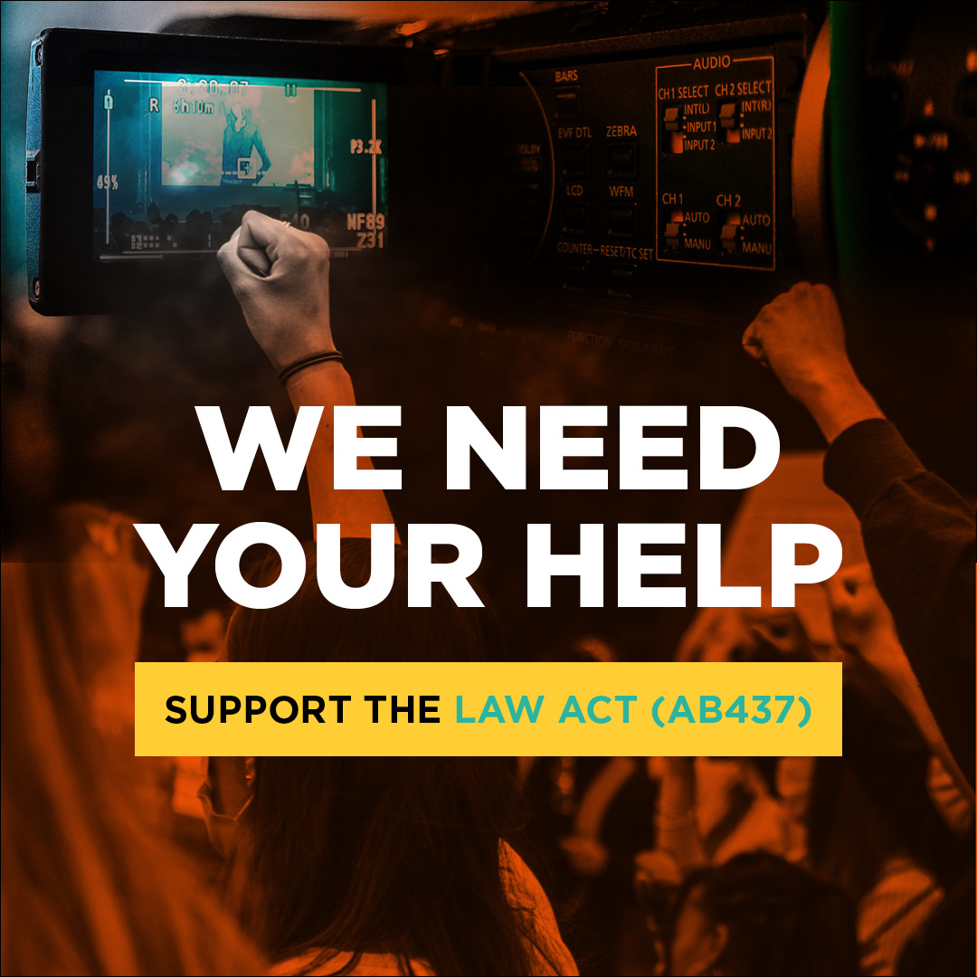 WE NEED YOUR HELP to pass the #LAWAct! Let <a href="/SenDaveCortese/">Senator Dave Cortese</a> @rosilicie <a href="/SenMariaEDurazo/">Senator María Elena Durazo</a> <a href="/SenJohnLaird/">Senator John Laird</a> <a href="/JoshNewmanCA/">Senator Josh Newman</a> know that you believe that all workers deserve the freedom to support themselves and their families: ow.ly/cLTU50Jt2Yo #LetActorsWork