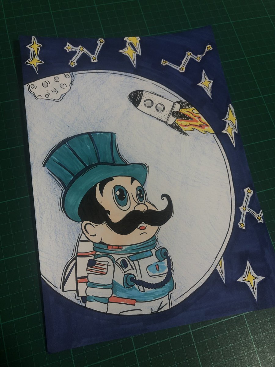 Look at the Rags to Richie Fan I just done. He is in his spacesuit cause he knows @ragstorichienft is going to the moon with @alecmonopoly 🚀 🌝 🚀
#NFTCommmunity #RTR #RagstoRichie #Web3 #Fanarts