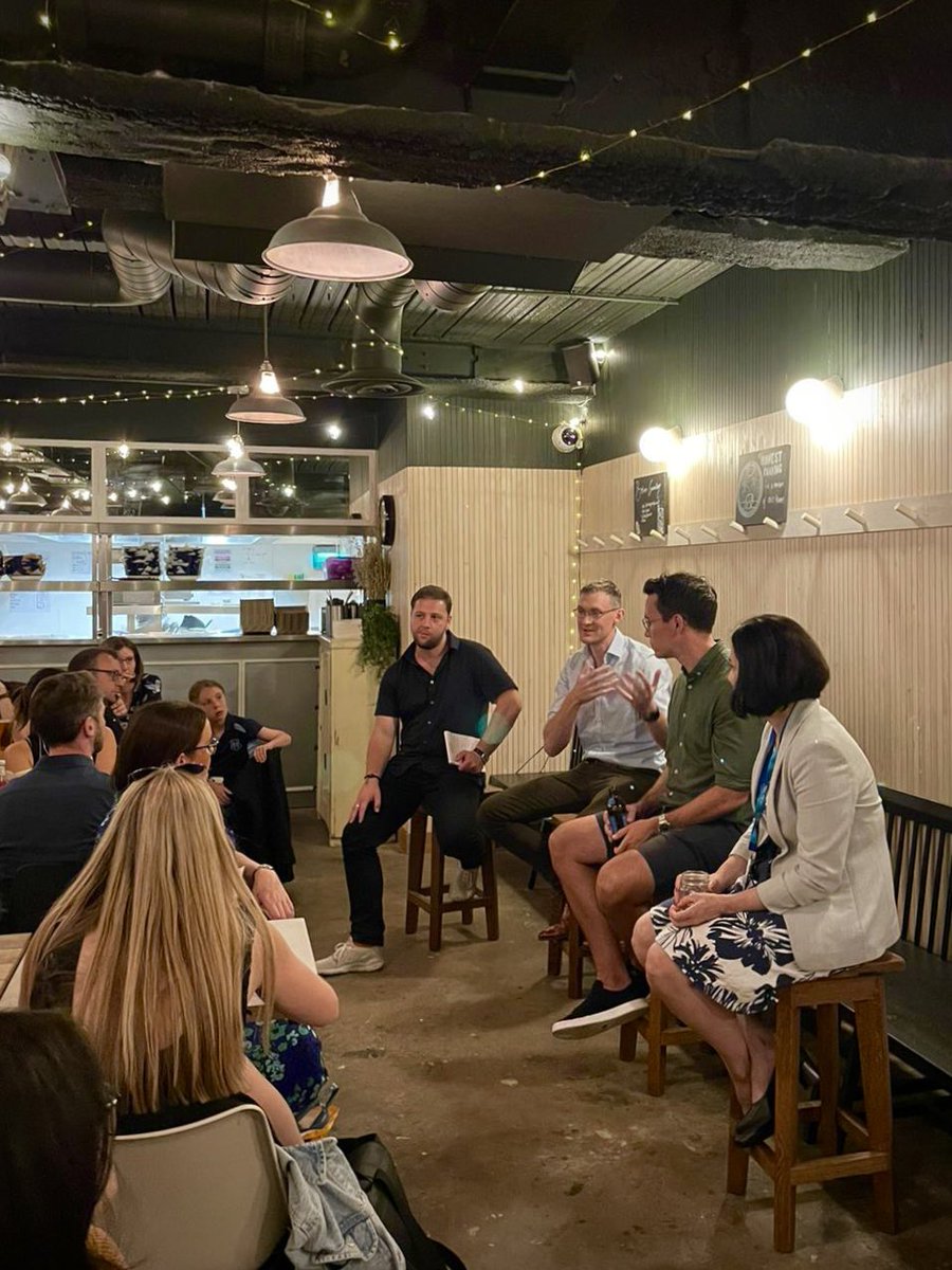 Our very own <a href="/aptrickett/">Alastair Trickett</a> speaking to a room of sustainability professionals from the catering &amp; hospitality industry in London. Listening to a farmer! 😂 Maybe there is hope 🕺 Jokes, they are an inspiring bunch doing good in the world, and we can help them!