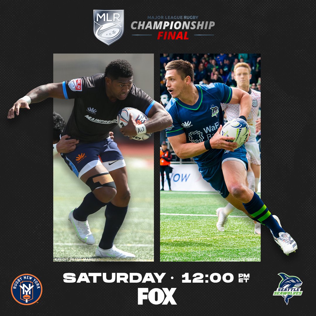 It’s finally here! Championship weekend has arrived🛡

<a href="/rugbynewyork/">Rugby New York</a> and <a href="/SeawolvesRugby/">Seattle Seawolves Rugby</a> face off this Saturday, June 25th at 12pm ET to see who will lift the shield as the 2022 MLR champions!

#QuestForTheShield | #MLR2022