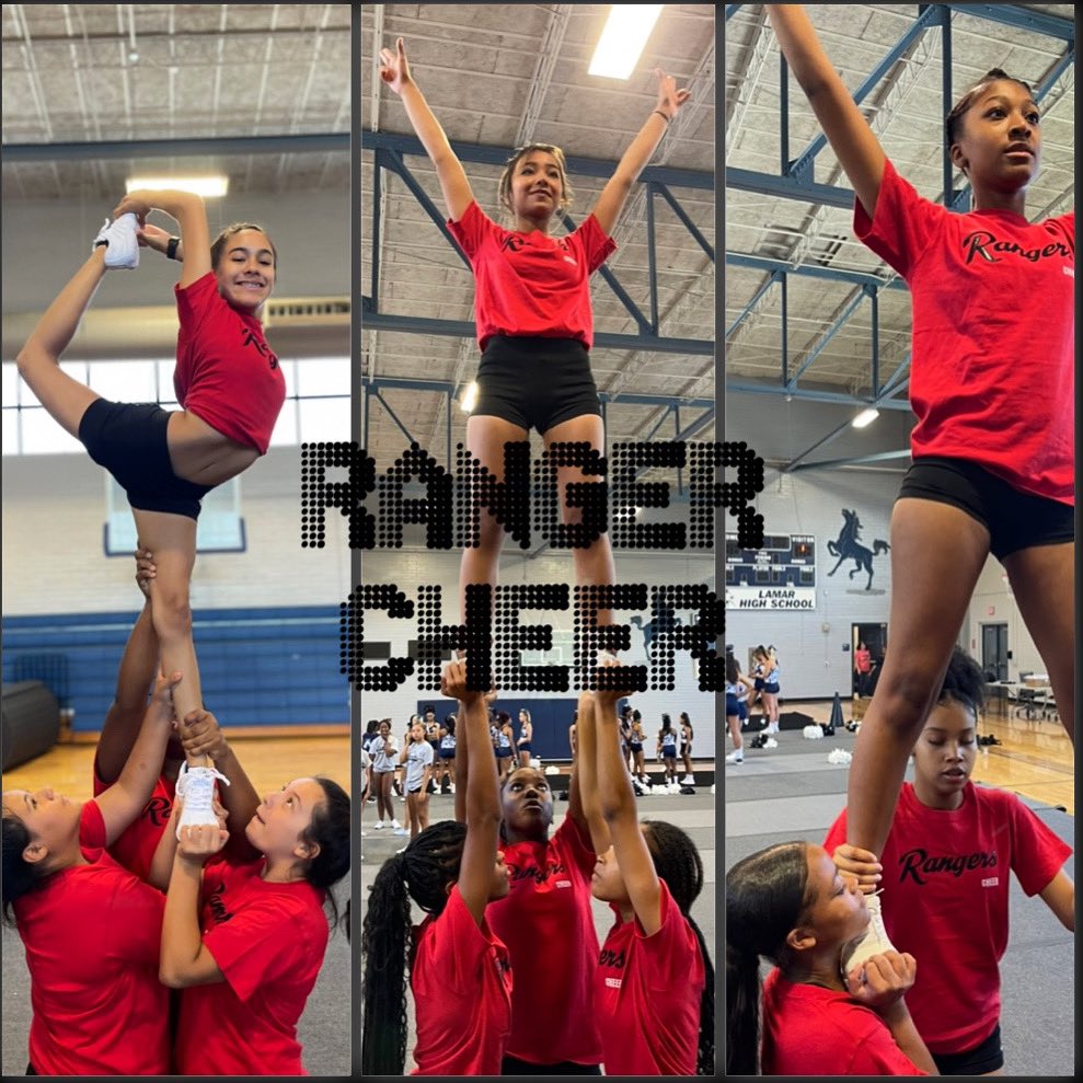 BFTerryCheer1's tweet photo. Ranger Cheerleaders! 😍 #rangerpride #thscheer #ncacheercamp #stuntlife https://t.co/BC71rIqsEt