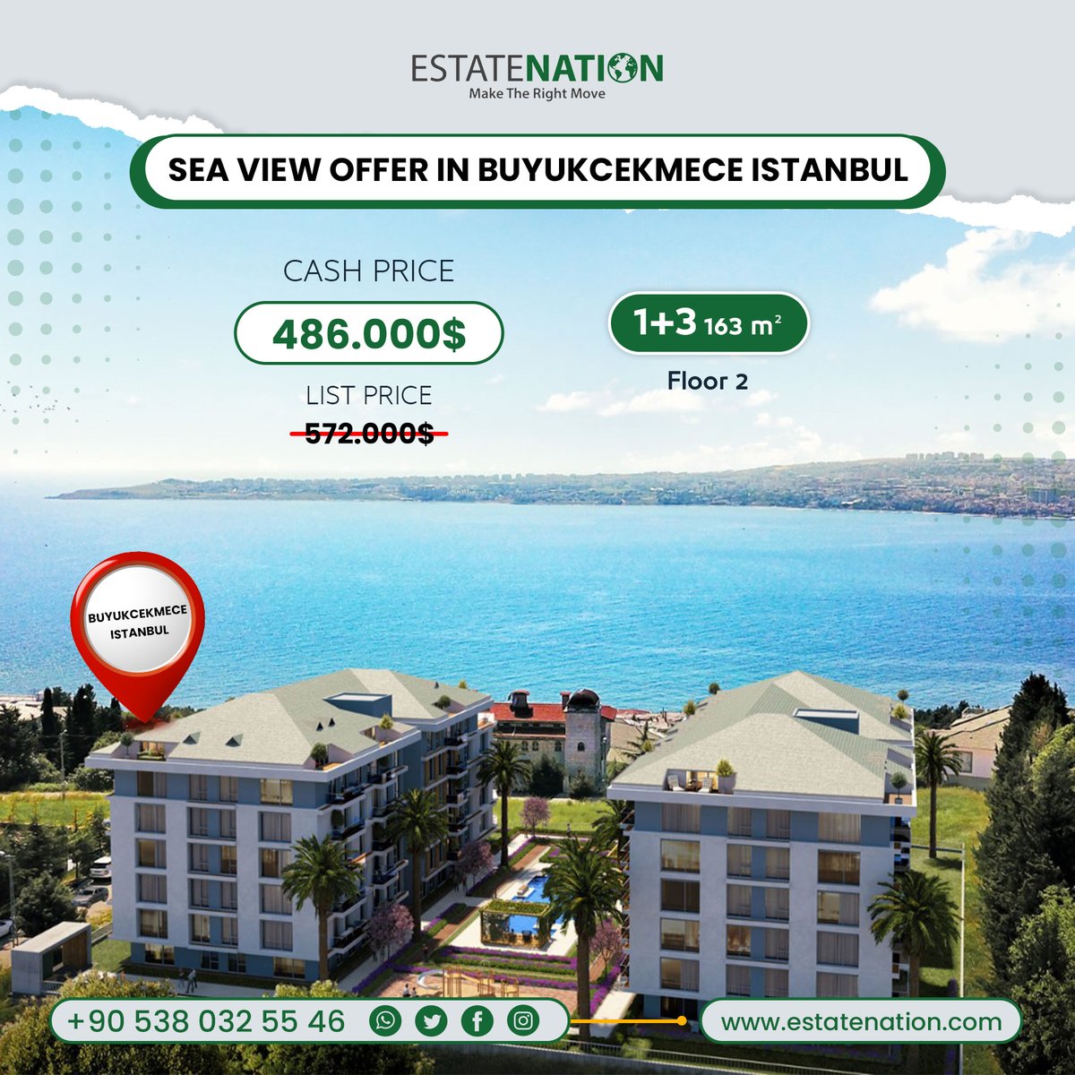 Estate_Nation's tweet photo. Apartments for sale in Buyukcekmece, Istanbul
.
#maketherightmove #realestate #estatenation #estate #investment #homes #homedesign #shopping #realestateinvestor https://t.co/cgPIyGHKRv