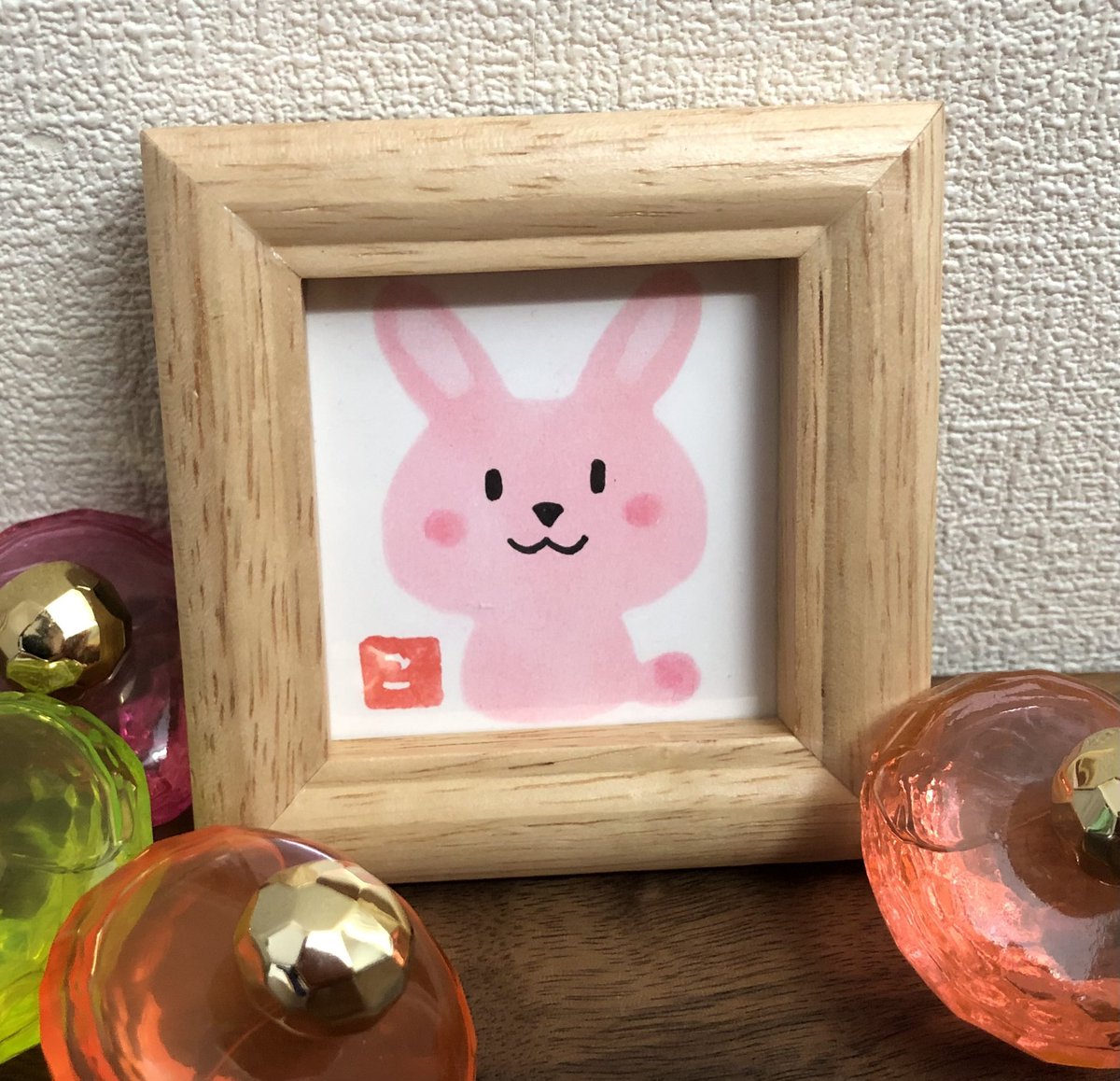 ピンクのうさちゃん