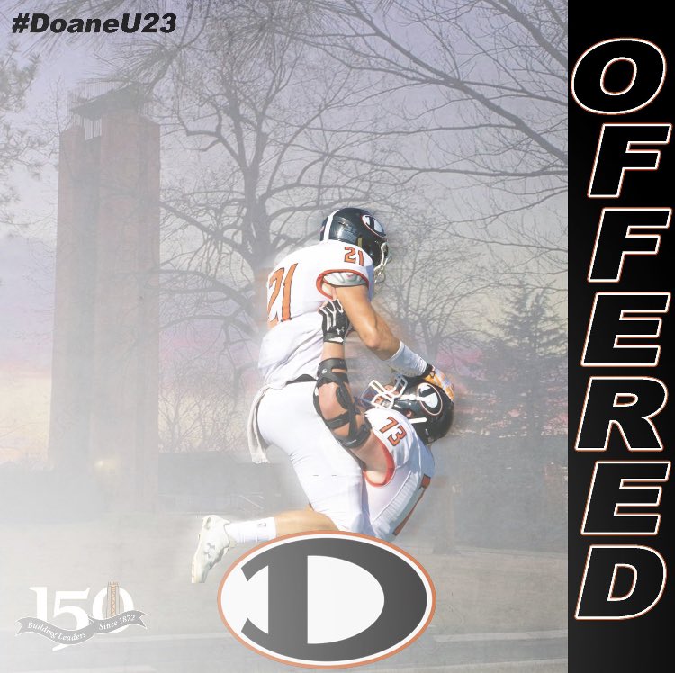 AntoGracien's tweet photo. A.G.T.G🙏🏾 After a conversation with @Coach_MDixon im glad to say I have received my first offer from @DoaneFootball
@NetworkAthletic
@LDBellFootball https://t.co/vJEpuutCqF