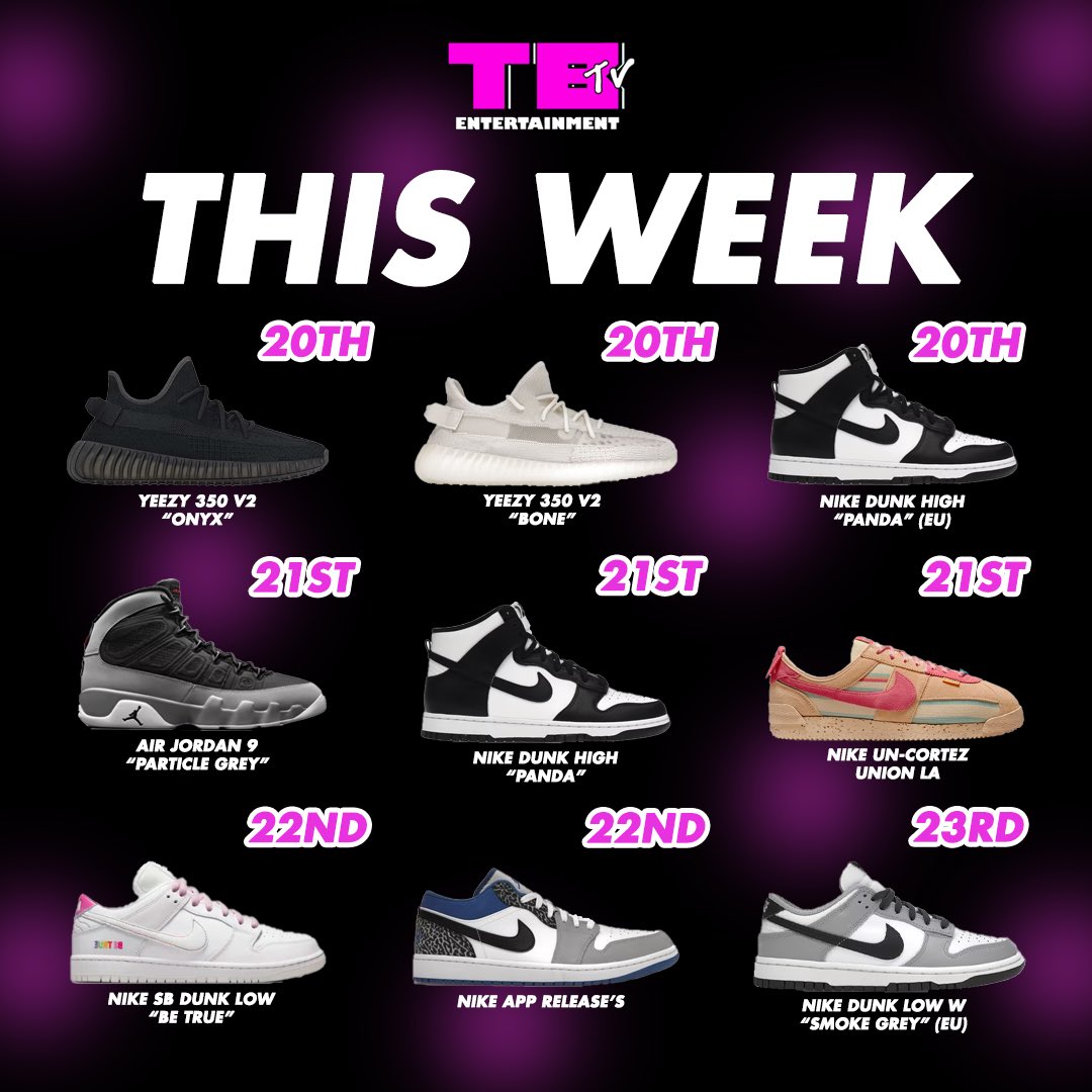 Descartar Ligadura no usado TommyBoyTV+ on Twitter: "Whole lotta shoes dropping this week, and some  pretty good ones too. Highlights of the week are the Nike x Union Cortez,  Off-White x Nike Air Force Mid, Aime
