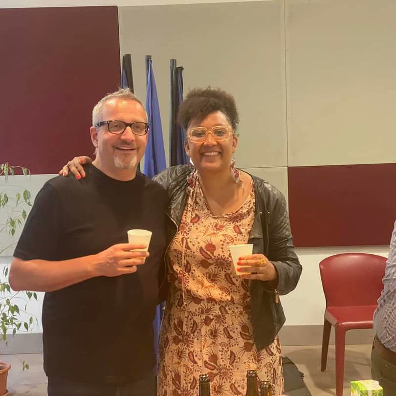 VioletteSalanon's tweet photo. #Merci sincèrement à ttes celles et ceux qui ont accompagné @elegeest #RudyElegeest et moi ces semaines ; remercier aussi les 15 743 électrices et électeurs qui nous ont fait confiance hier en glissant notre bulletin de vote dans l'urne! 42% quelle remontada ! @LaREMVilleneuv1 https://t.co/GyLi0r6zxr