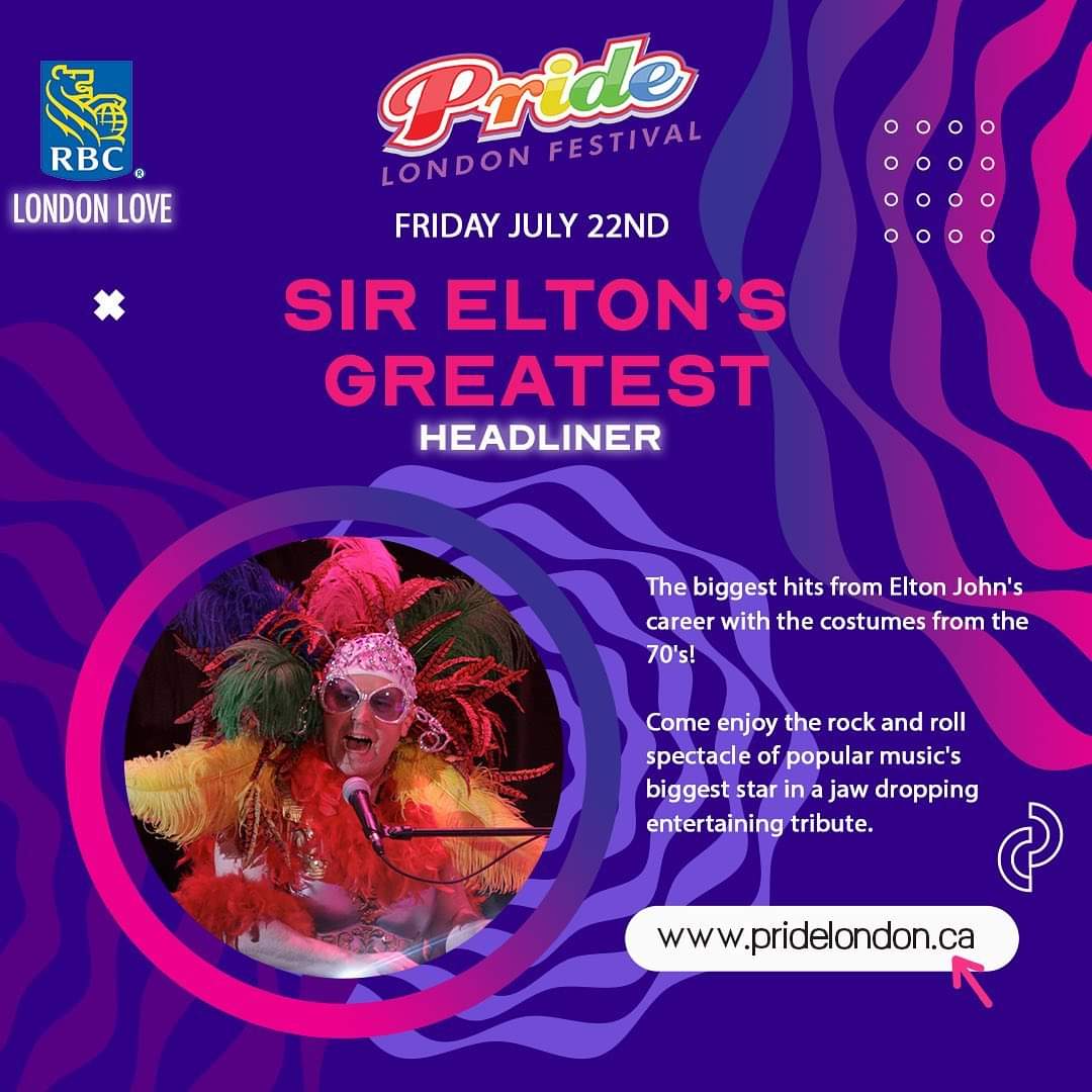 We just couldn’t wait to share our next headliner for @rbc London Love!
This year we welcome sir Eltons greatest tribute to the main stage for an epic performance!  We can’t wait to see you all Together Again at #victoriaparklondon #rbcprideldn  #prideldnfest #ldnlove