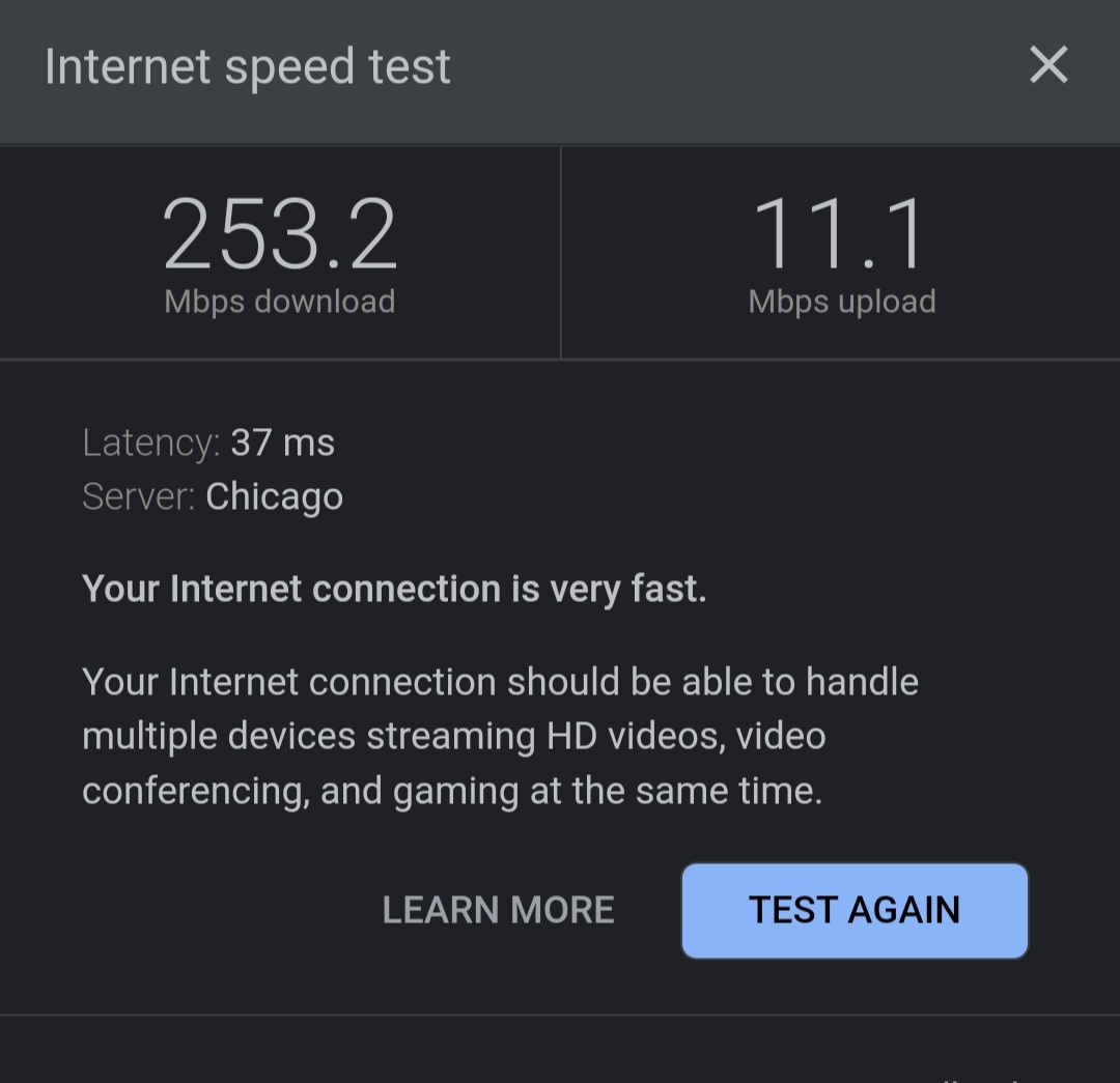 My phone's Internet speed test vs my PlayStation... Is it fast enough to stream? https://t.co/WbLN0tM4VL