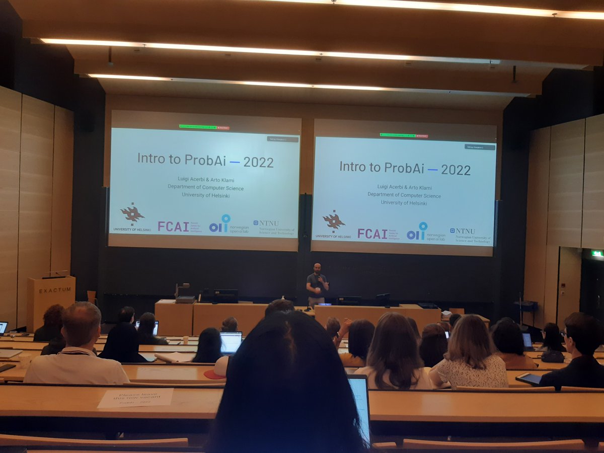 Nordic @probabilisticai summer school was a blast. Very happy for being selected to attend these amazing lectures and hands-on tutorials by experts on the field. Big thanks to organizers and fellow participants for the interesting discussions as well!
#summerschool #Helsinki https://t.co/g9OvqYNxJa