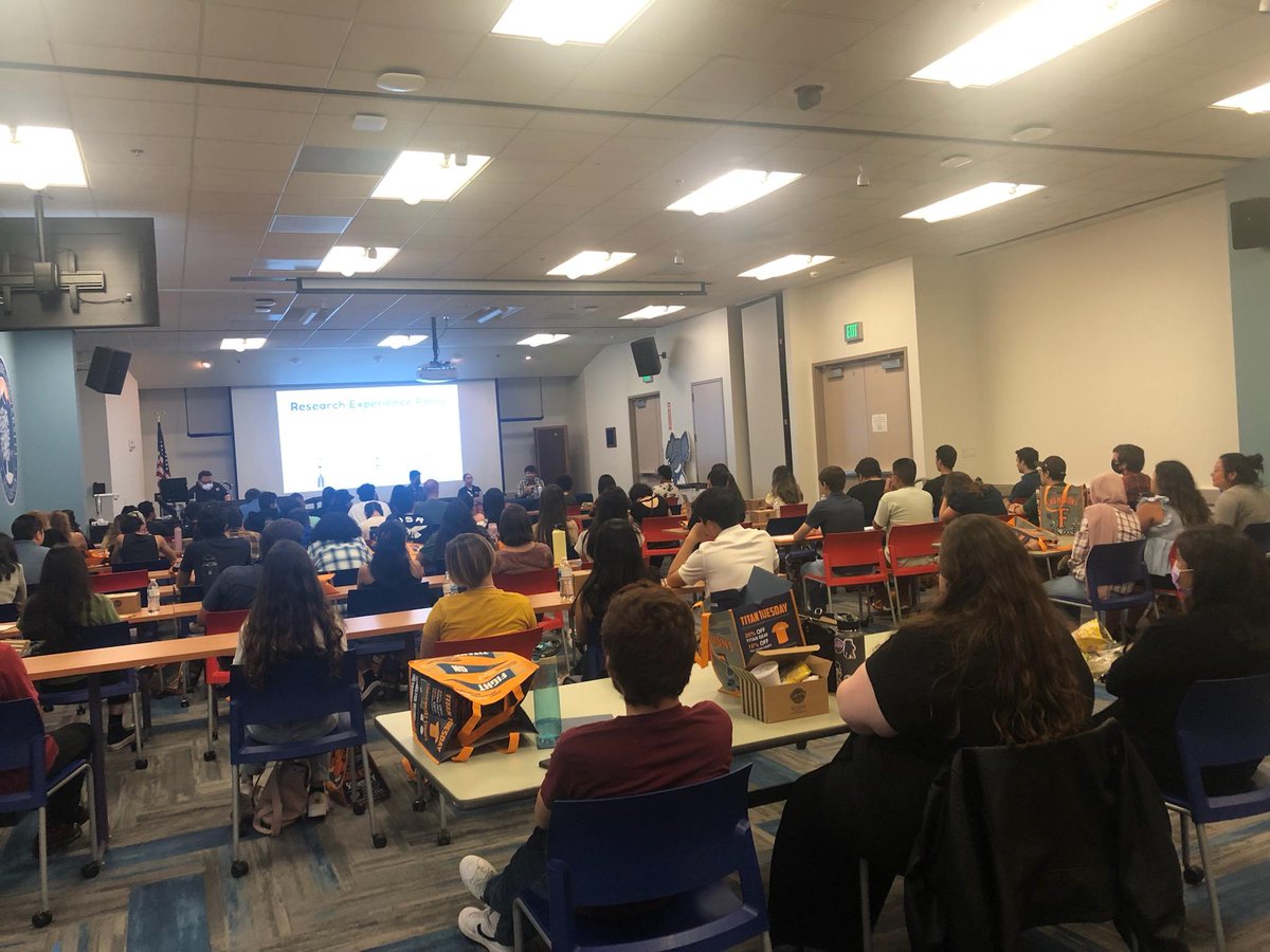 Nice to be back in person with the CSUF Project RAISE Undergraduate Research Experience!