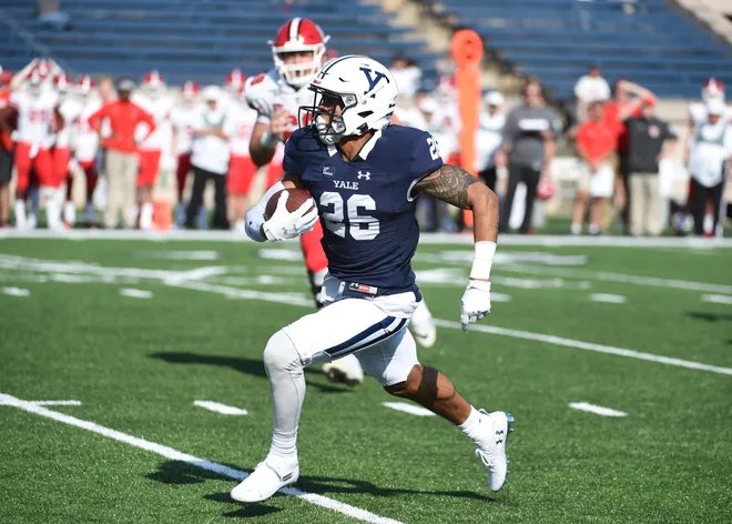 After a great conversation with <a href="/coachjjanderson/">Jay Anderson</a>, I’m blessed to have received an D1 Ivy League offer to play football at Yale University! <a href="/CoachRenoYale/">Tony Reno</a> <a href="/coach_smcgowan/">Sean McGowan</a>.