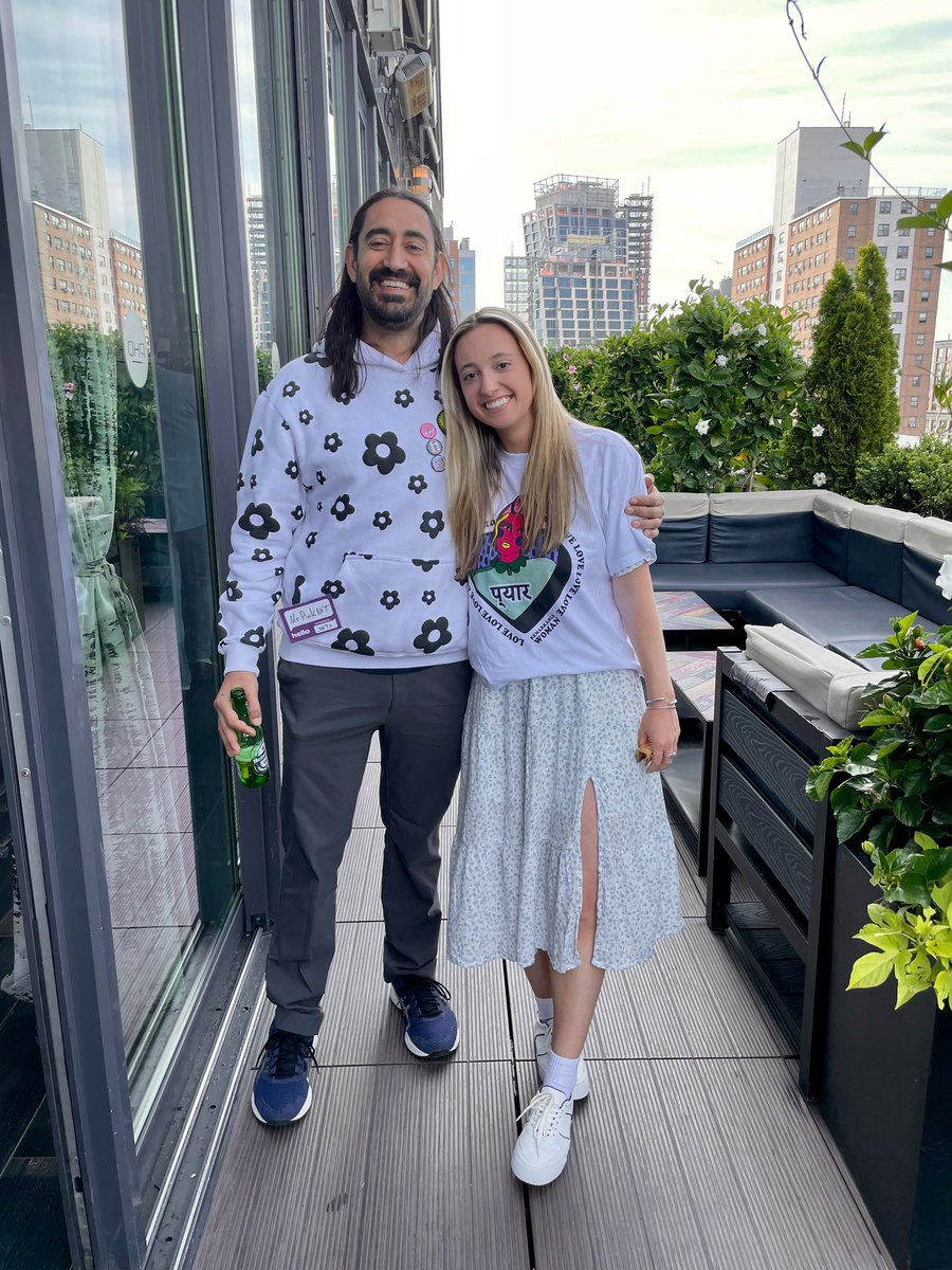 HoF team reunion in <a href="/MetaWearables/">BlackHerb.eth</a> dope new merch 🔥 @MrPinkNFT <a href="/KaylaSch24/">Kayla</a>