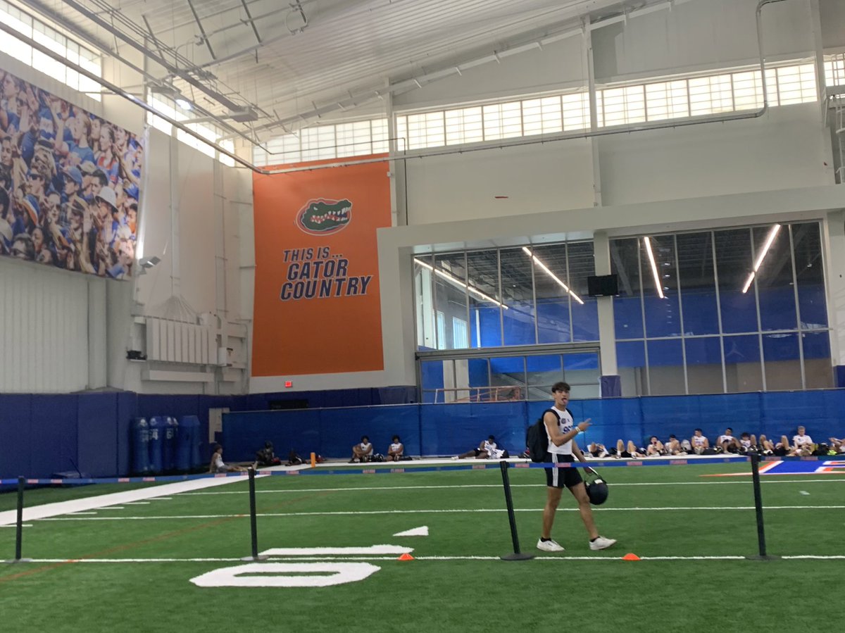Camp grind continues! Always fun running 7v7 at UF <a href="/CoachRyanO/">RYAN O'HARA</a> <a href="/AlecRod_13/">Alec Rodriguez</a>  <a href="/coach_bnapier/">Billy Napier</a> <a href="/CoachRobSale/">Rob Sale</a> <a href="/CoachJuluke/">Jabbar Juluke</a> <a href="/kearycolbert/">Keary Colbert</a> <a href="/PeaglerWilliam/">William Peagler</a> <a href="/darnellru53/">Darnell Stapleton</a> <a href="/PToney/">Patrick Toney</a> <a href="/PantherPride305/">Miami 🅿️almetto Football</a> <a href="/LamarSorey/">Lamar Sorey</a> <a href="/larryblustein/">Blustein Recruiting</a>