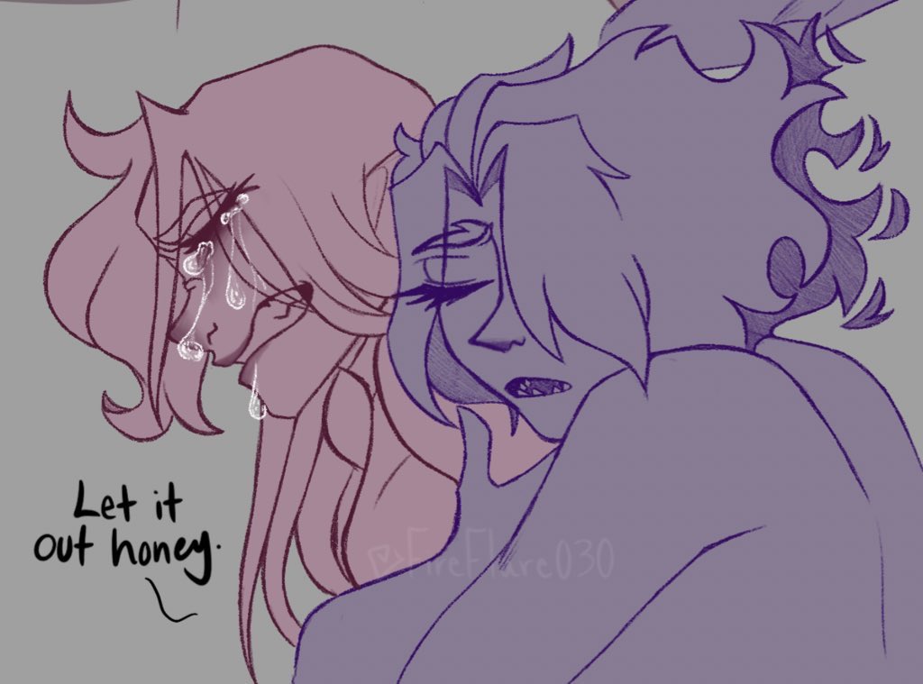 Fireflare030's tweet photo. When realization sets in #ocs #flarexcrave #fyp #octrauma #oc #digitalart #foryou https://t.co/e7FFBbKVeA