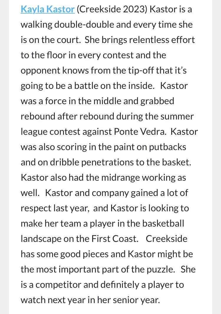 Thanks for the write up <a href="/PGHFlorida/">Prep Girls Hoops Florida</a>! Big things coming from Creekside this season 😈 ‼️<a href="/CreeksideGBB/">Creekside Girls 🏀</a> <a href="/FGBvsEveryone/">@FGBvsEveryone</a>