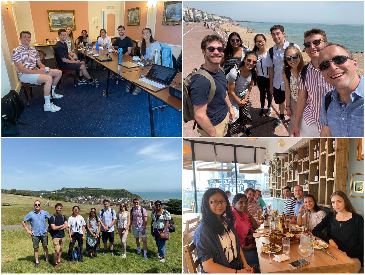 Science, sunshine and sea: some impressions from our lab retreat in Hastings. It's a treat to work with such wonderful people!