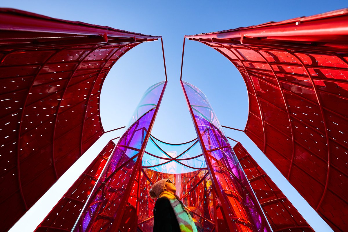 Brook McIlroy (@brookmcilroyinc) on Twitter photo This is Rainbow Butterfly, by Indigenous archs/designers Rachelle Lemieux, Reanna Merasty, Danielle Desjarlais, Ryan Gorrie; clients <a href="/CofVoices/">Collective of Voices</a>; photos <a href="/StationpointWpg/">Stationpoint Photographic</a>. She commemorates missing and murdered Indigenous women, girls, Two-Spirited People, + families & survivors. This is Rainbow Butterfly, by Indigenous archs/designers Rachelle Lemieux, Reanna Merasty, Danielle Desjarlais, Ryan Gorrie; clients <a href="/CofVoices/">Collective of Voices</a>; photos <a href="/StationpointWpg/">Stationpoint Photographic</a>. She commemorates missing and murdered Indigenous women, girls, Two-Spirited People, + families & survivors.