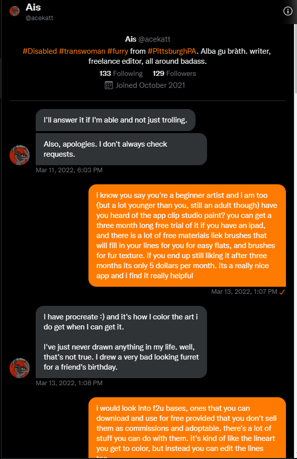 Grumpygilly2's tweet photo. Over a year later and this account is waking up again lmfao #mutualaid #transcrowdfund #disabilitycrowdfund #povertycrowdfund
Anywaysssss if you're Transgender / Disabled / Mentally Ill Please do not donate to @.acekatt Thank you :)
tw gross ableism https://t.co/Btr1oMyygB