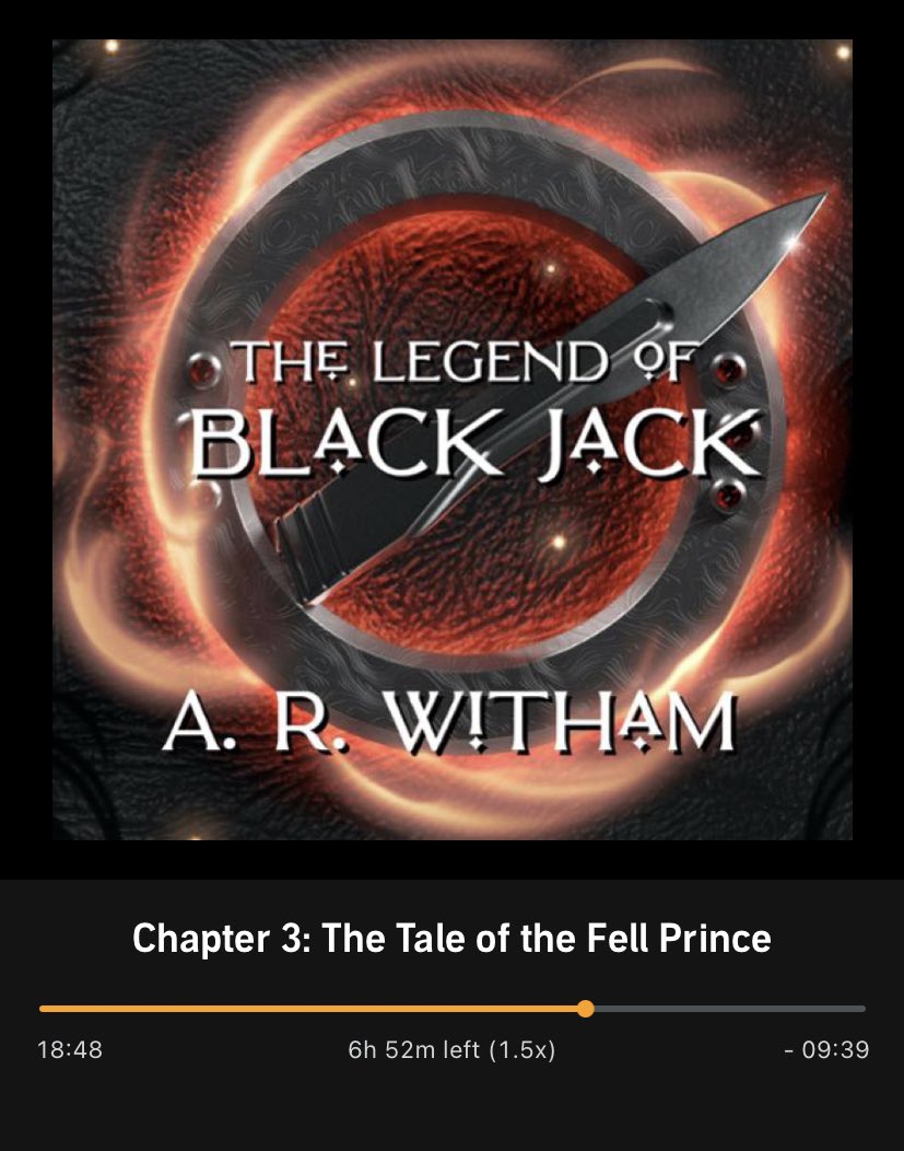 KaysHiddenShelf's tweet photo. Started The Legend of Black Jack by @arwitham today. A self published fantasy and the audiobook is narrated by the author too!
#indiebooks #ARWitham #AmReading https://t.co/VTyqUpGtCc