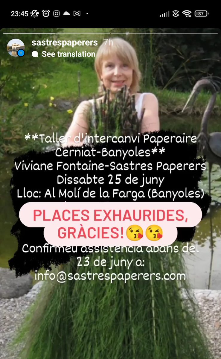 SastresPaperers's tweet photo. #artpapier #handmadepapermarking #papierfaitmain
♡︎som @sastrespaperers
i fem #aquaripaper i tallers al Molí de la Farga https://t.co/qy1MsVVfye