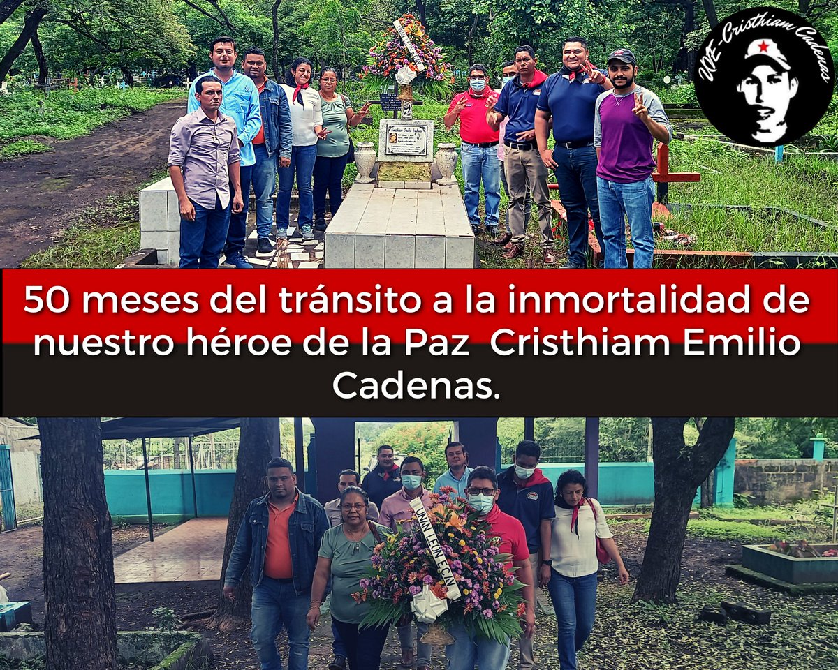 A 50 meses del tránsito a la inmortalidad de nuestro héroe de La Paz  Cristhiam Emilio Cadenas, nuestra <a href="/CadenasUve/">UVE-CRISTHIAM CADENAS🔴⚫</a> te dice Presente, Presente,  Presente ❤ 🖤 
#LeonRevolucion
#UnanLeonEcav